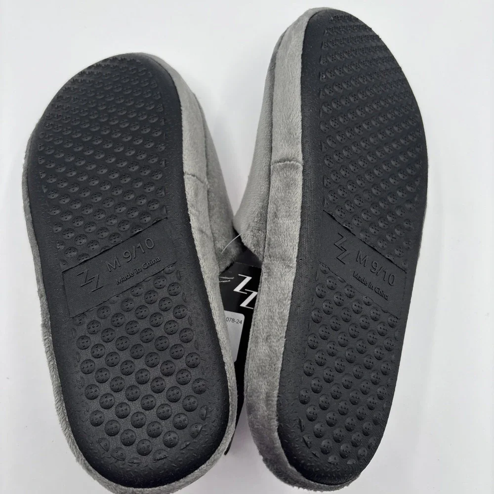 ZooZatz NCAA Clemson Tigers Men's Big Logo Team Color Slippers Size Med 9-10 New